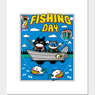 Fishing Day Posters and Art